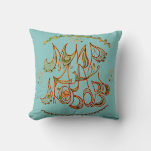 Peace, Love & Science Wish in Russian Cushion