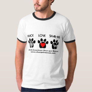 Peace  Love  Shar-pei T-Shirt