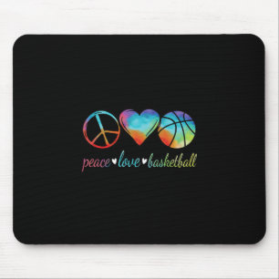 Peace Love Sketll Cute Women Girls Sketll Lover Mouse Pad