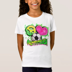 Peace Love Soccer Tee