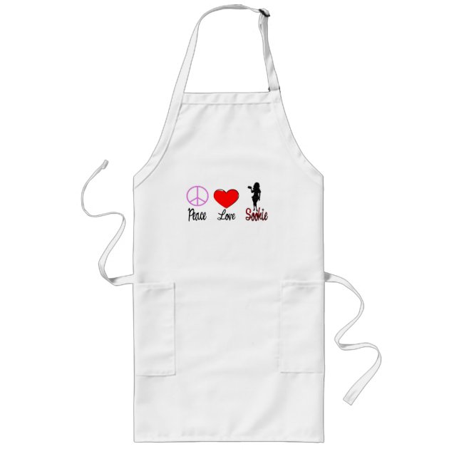peace love sookie long apron (Front)