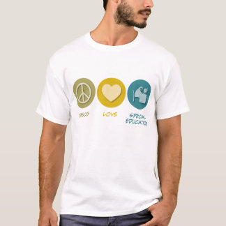 Peace Love Special Education T-Shirt