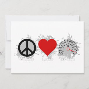 Peace Love Speed  Emblem 3
