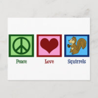 Peace Love Squirrels