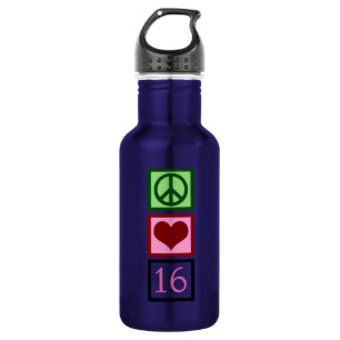 Peace Love Sweet 16 532 Ml Water Bottle