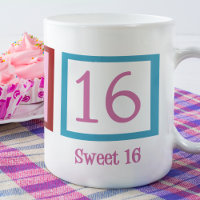 Peace Love Sweet 16 Cute 16th Birthday