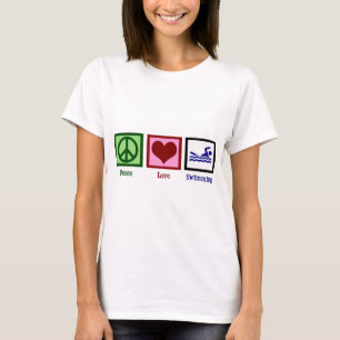 Peace Love Swimming T-Shirt