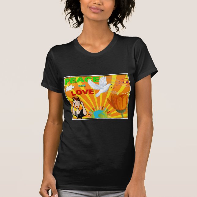 Peace & Love T-Shirt (Front)