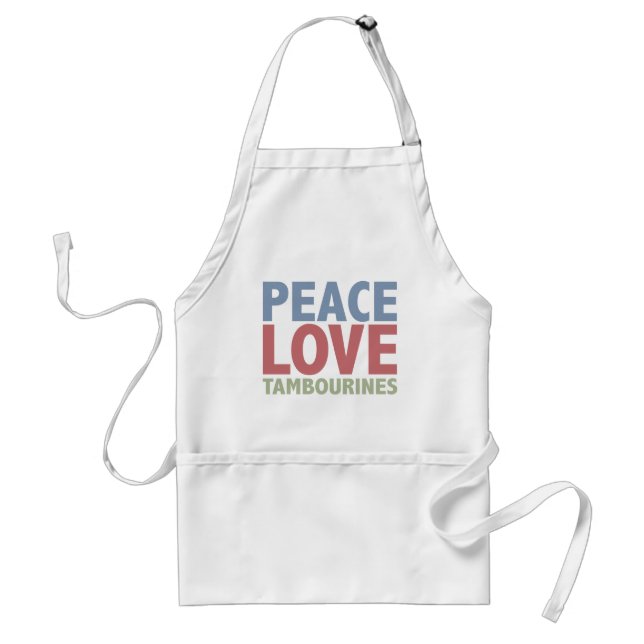 Peace Love Tambourines Standard Apron (Front)