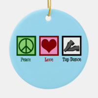 Peace Love Tap Dancing Christmas