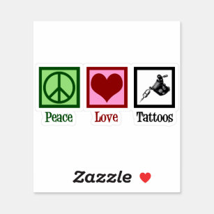 Peace Love Tattoos Cute Tattoo Artist Gun