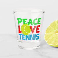 Peace Love Tennis Player
