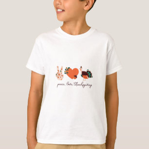 PEACE LOVE THANKSGIVING T-Shirt