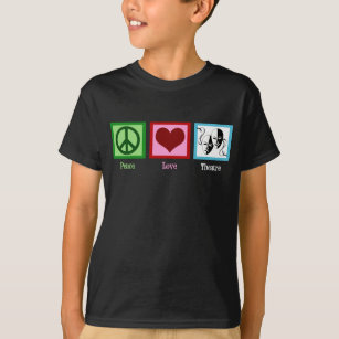 Peace Love Theatre Kids T-Shirt