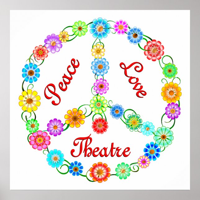 Peace Love Theatre Poster (Front)