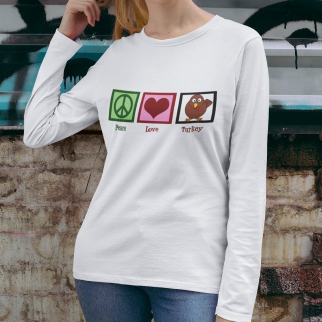 Peace Love Turkey T-Shirt (Creator Uploaded)