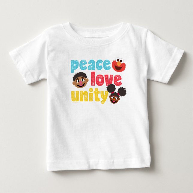Peace Love Unity Baby T-Shirt (Front)