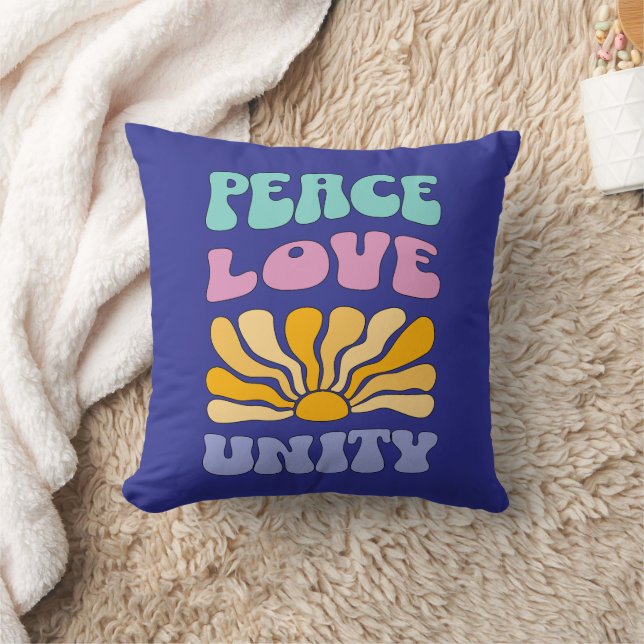 Peace Love Unity Cushion (Blanket)