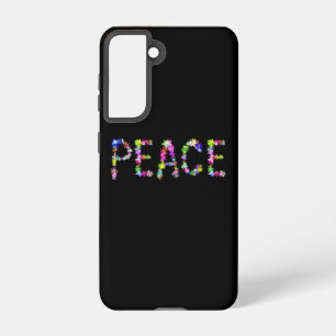Peace Love Unity Statement Colourful Typography Samsung Galaxy Case