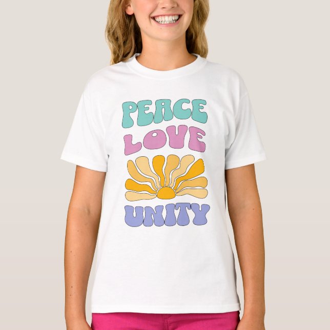 Peace Love Unity T-Shirt (Front)