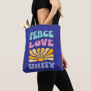 Peace Love Unity Tote Bag