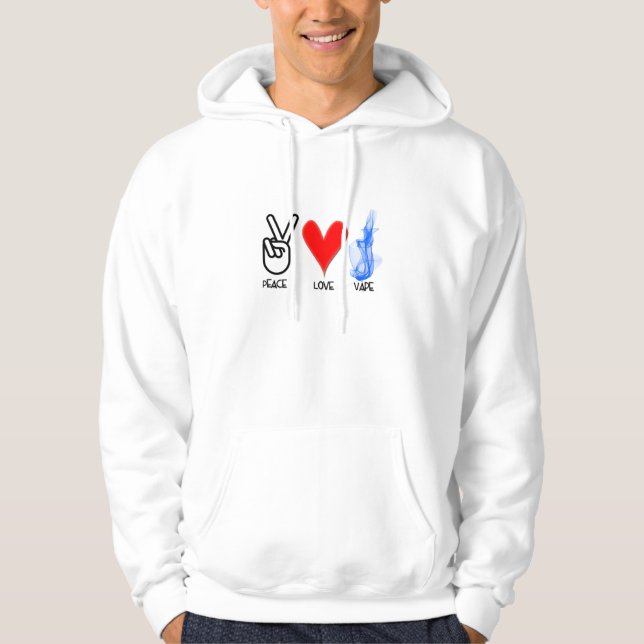 Peace Love Vape Hoodie (Front)