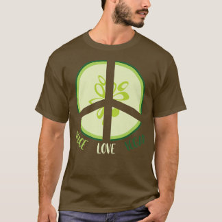Peace Love Vegan T-Shirt