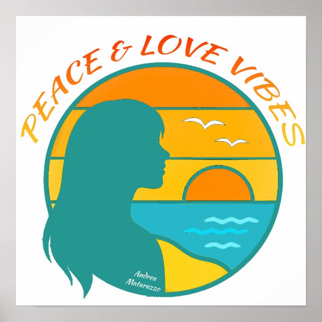 Peace & Love Vibes Poster (Front)