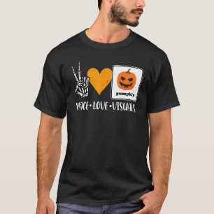 Peace Love Visuals Aac Speech Therapy Slpa Hallowe T-Shirt