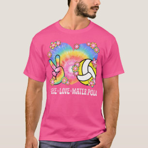 Peace Love Water Polo Lover 60S 70S Hippie Outfit
