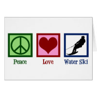 Peace Love Water Ski