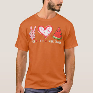 peace love watermelon gifts men women kids boys gi T-Shirt