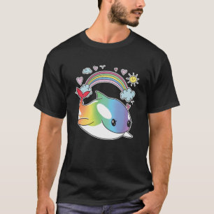 Peace Love Whales Aquatic Marine Mammal Whale Watc T-Shirt