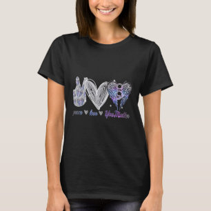 Peace Love You Suicide Prevention Awareness  T-Shirt