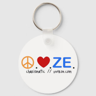 Peace.Love.ZE. Keychain
