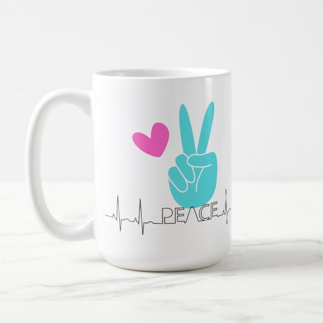 Peace lovers classic Mug (Left)