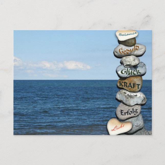 Peace, Luck And Harmony  Postcard (Front)