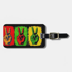 Peace Luggage Tag