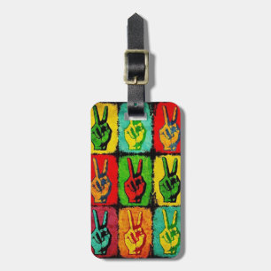 Peace Luggage Tag