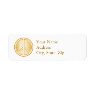Peace Mandala Label