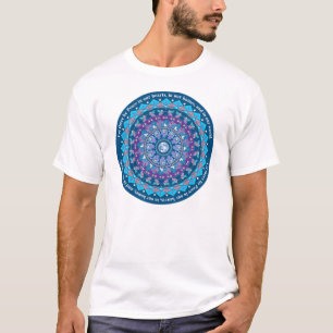 Peace Mandala with Circle Blessing T-Shirt