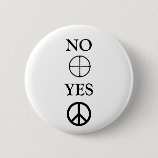 Peace Message 6 Cm Round Badge