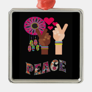 Peace Metal Ornament