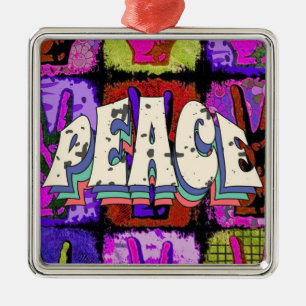 Peace Metal Ornament