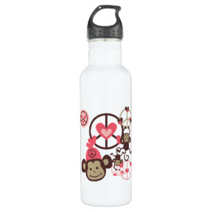 Peace Monkey 710 Ml Water Bottle
