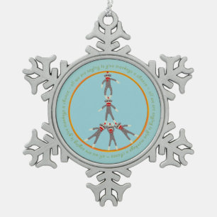 Peace Monkeys Ornament