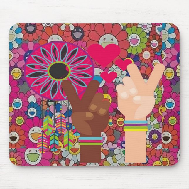 Peace Mouse Pad (Front)