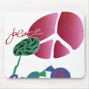peace mouse pad