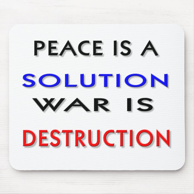 Peace Mouse Pad (Front)
