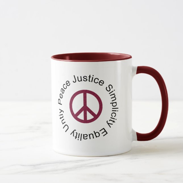 Peace Mug Mug (Right)